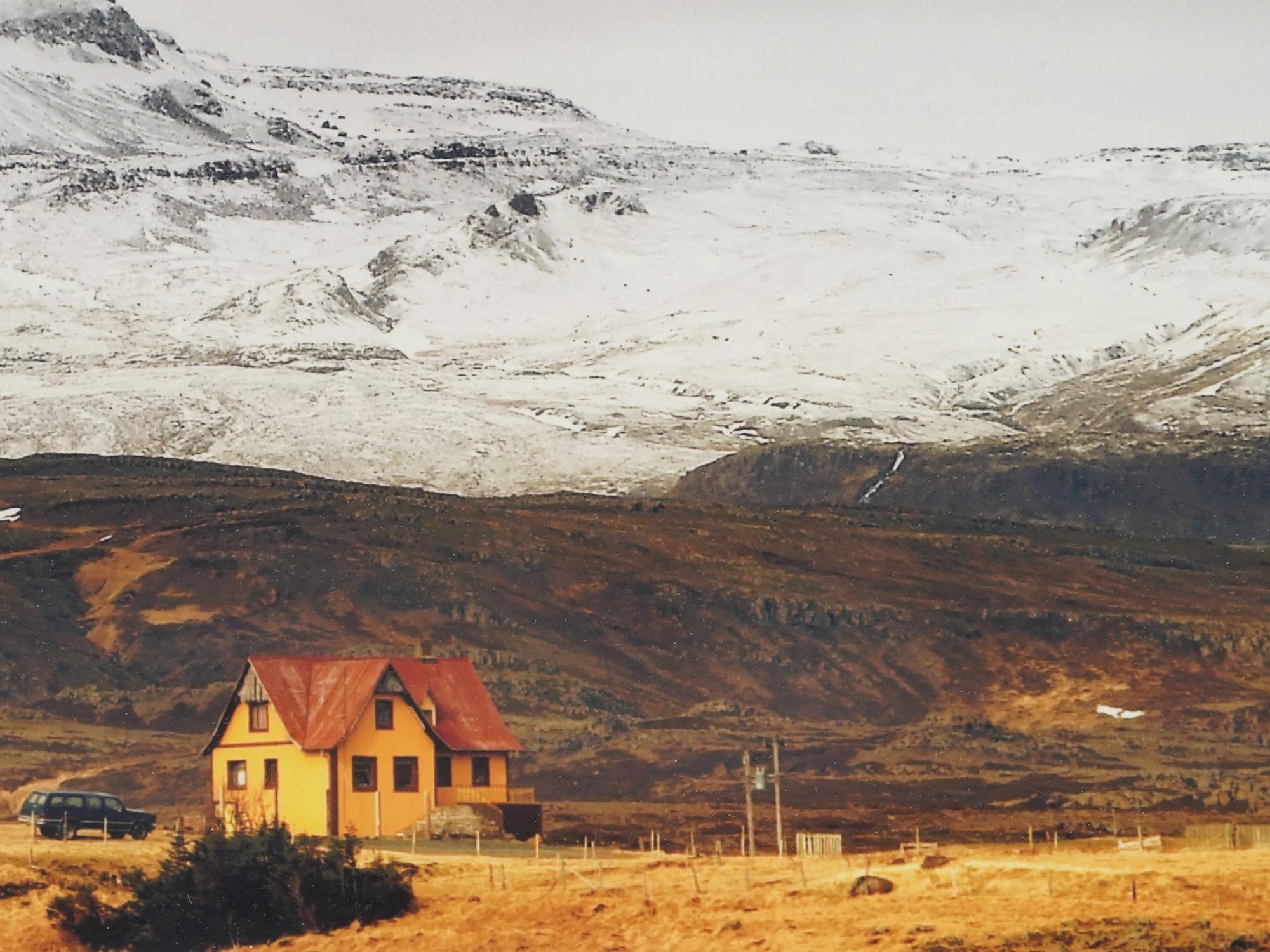 FOUR FRAMED ICELANDIC LANDSCAPE PHOTO PRINTS PIC-4